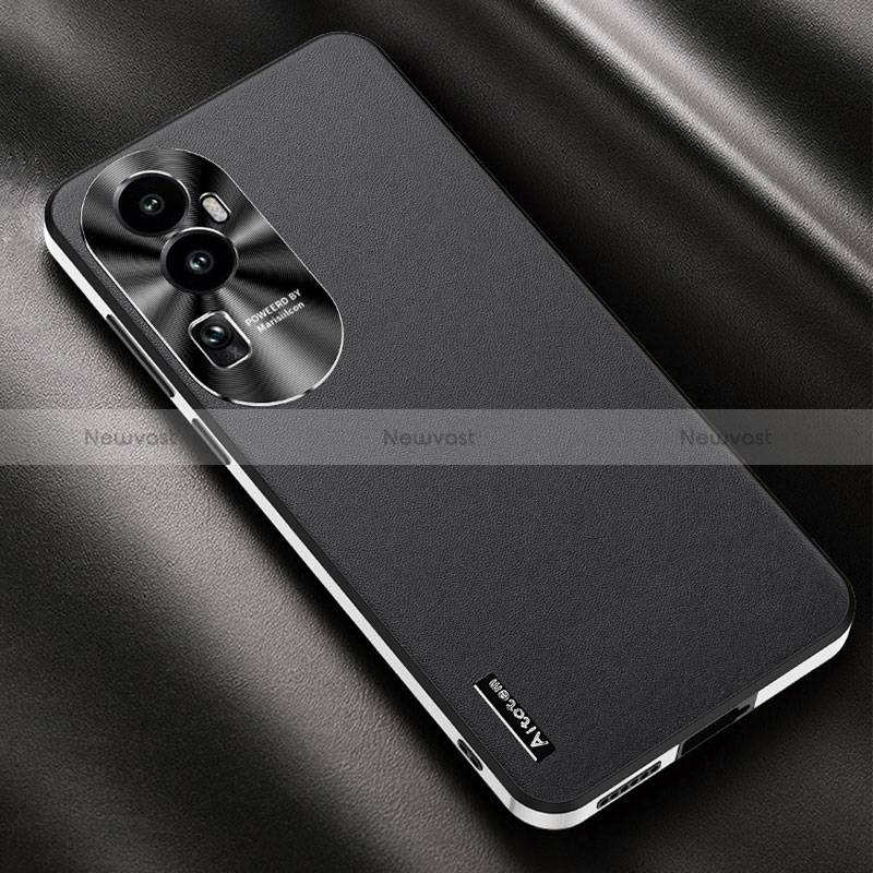 Soft Luxury Leather Snap On Case Cover AT2 for Oppo Reno10 Pro+ Plus 5G