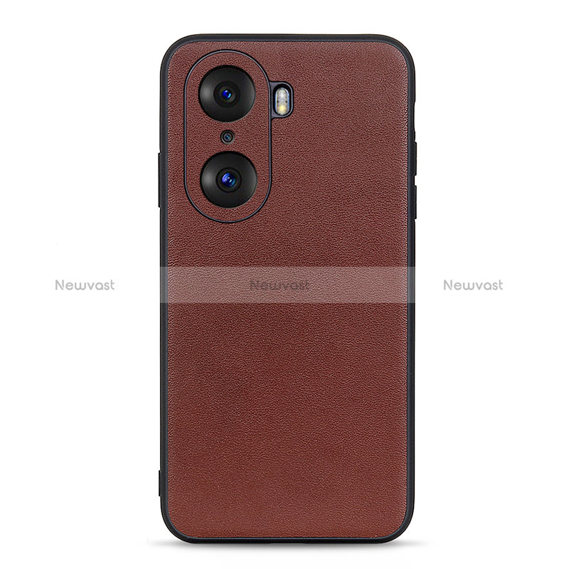 Soft Luxury Leather Snap On Case Cover B01H for Huawei Honor 60 5G