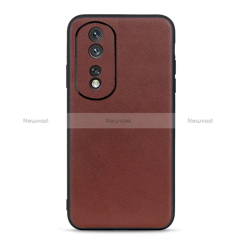 Soft Luxury Leather Snap On Case Cover B01H for Huawei Honor 80 Pro Flat 5G