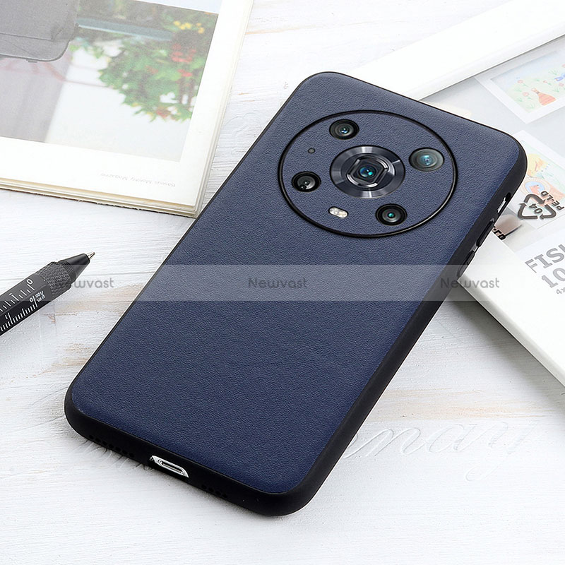 Soft Luxury Leather Snap On Case Cover B01H for Huawei Honor Magic4 Pro 5G