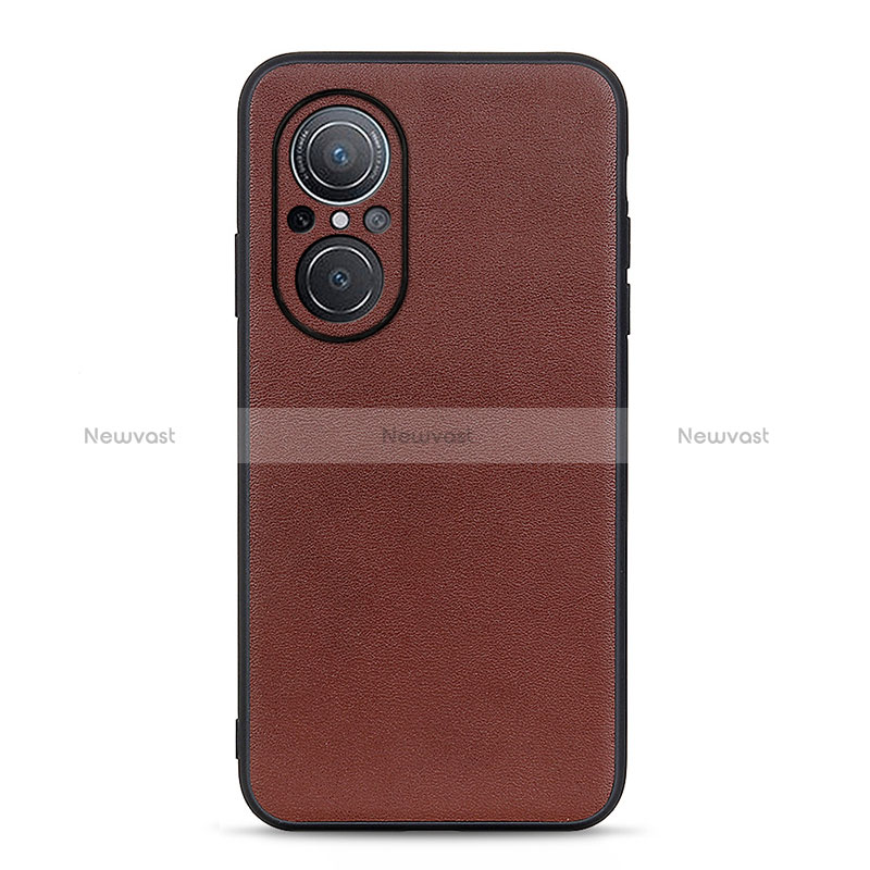 Soft Luxury Leather Snap On Case Cover B01H for Huawei Nova 9 SE