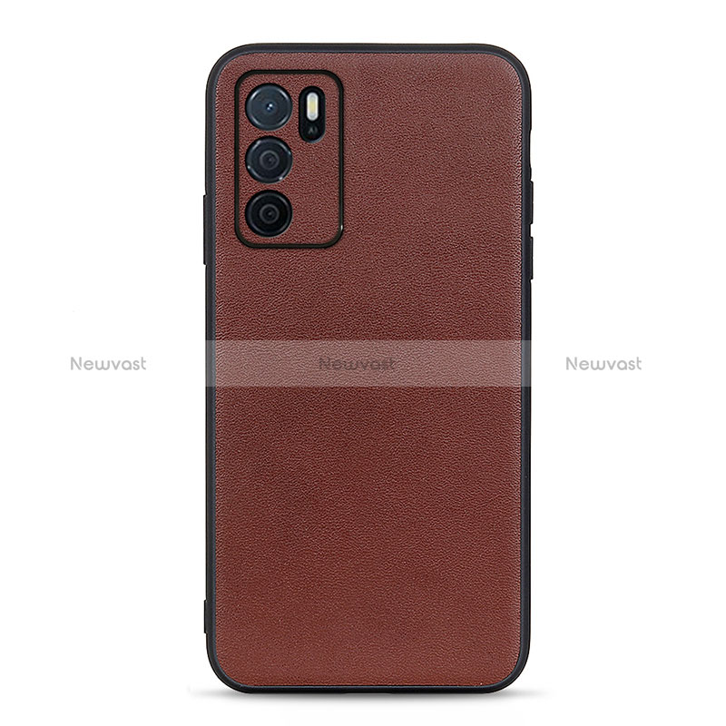 Soft Luxury Leather Snap On Case Cover B01H for Oppo A16