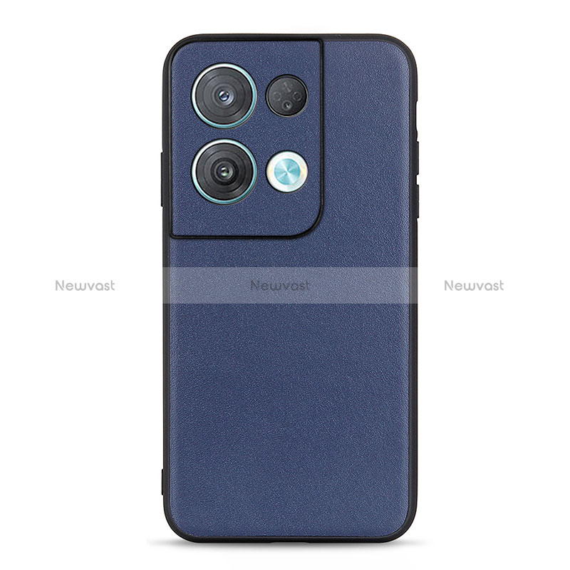 Soft Luxury Leather Snap On Case Cover B01H for Oppo Reno8 Pro+ Plus 5G