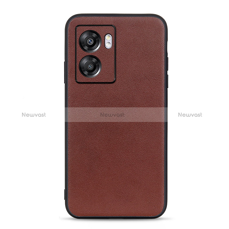 Soft Luxury Leather Snap On Case Cover B01H for Realme Narzo 50 5G