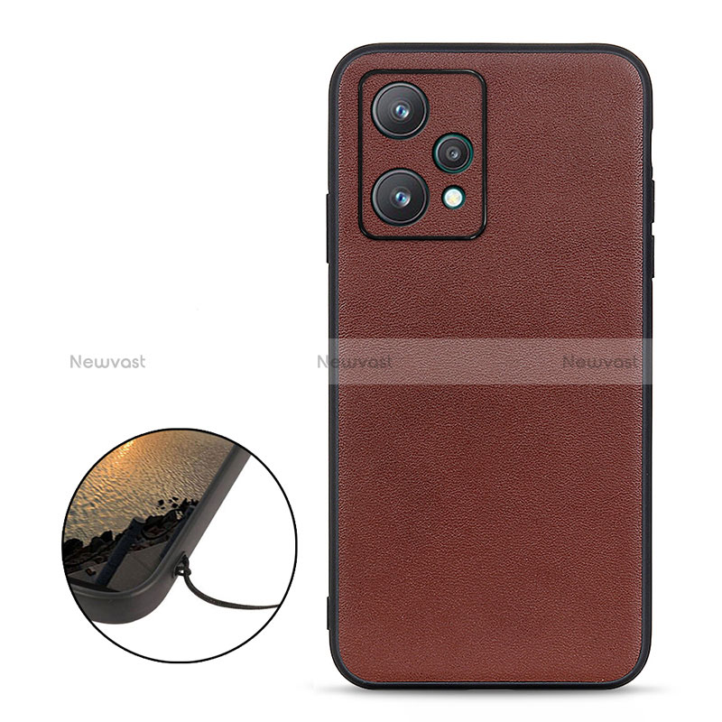 Soft Luxury Leather Snap On Case Cover B01H for Realme V25 5G