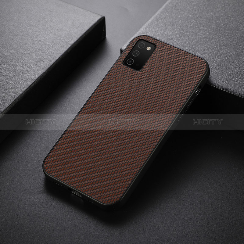 Soft Luxury Leather Snap On Case Cover B01H for Samsung Galaxy A03s