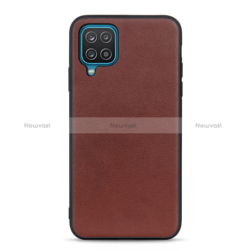 Soft Luxury Leather Snap On Case Cover B01H for Samsung Galaxy A12 5G