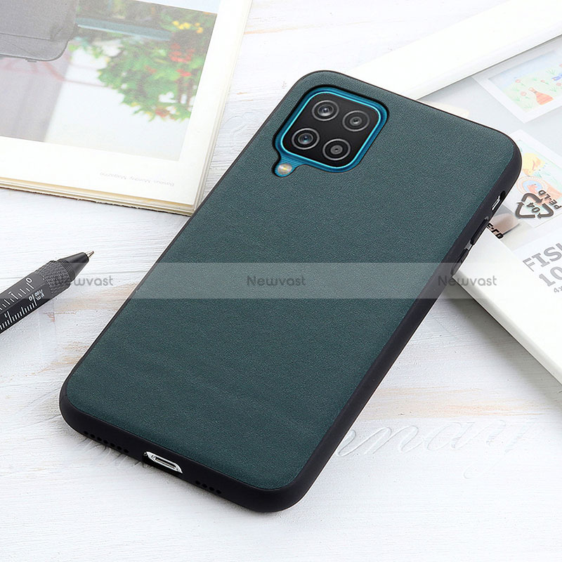 Soft Luxury Leather Snap On Case Cover B01H for Samsung Galaxy A12 5G