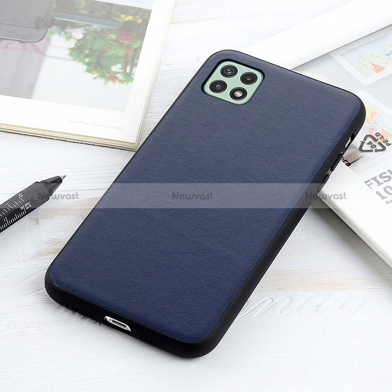 Soft Luxury Leather Snap On Case Cover B01H for Samsung Galaxy A22s 5G