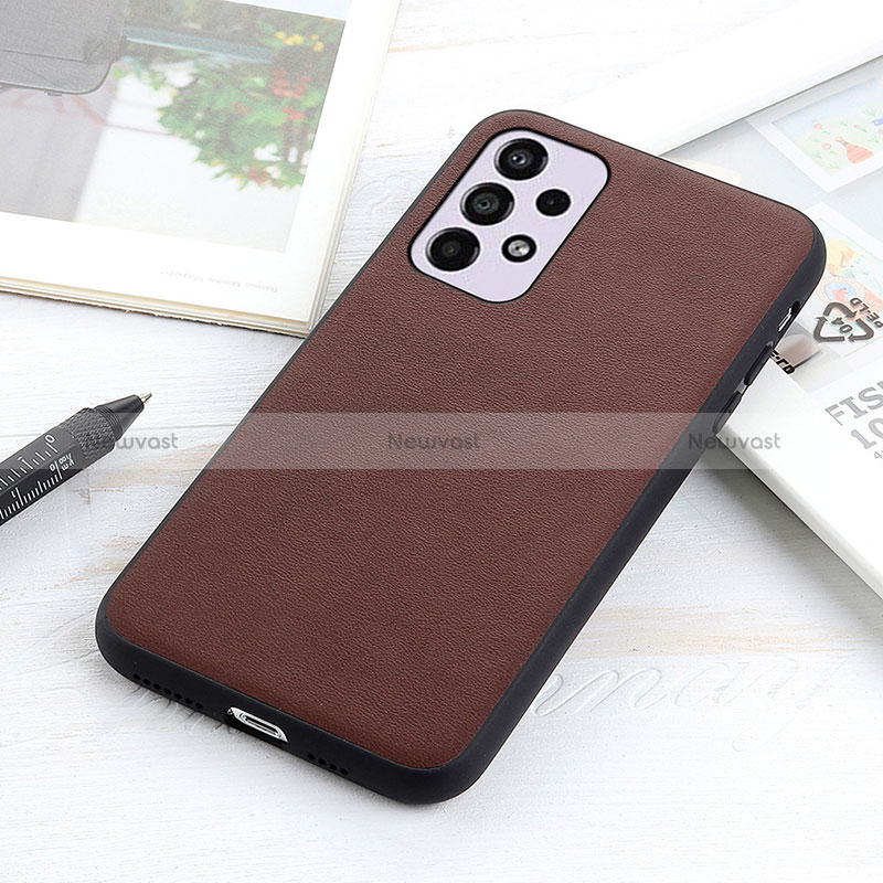 Soft Luxury Leather Snap On Case Cover B01H for Samsung Galaxy A33 5G
