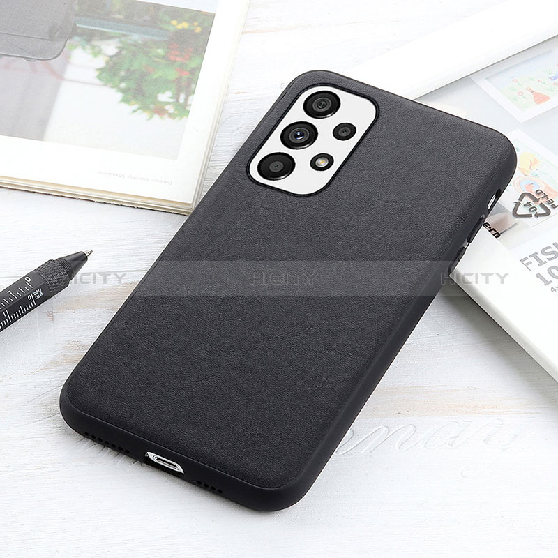 Soft Luxury Leather Snap On Case Cover B01H for Samsung Galaxy A73 5G