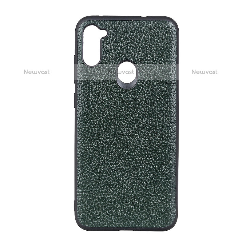 Soft Luxury Leather Snap On Case Cover B01H for Samsung Galaxy M11