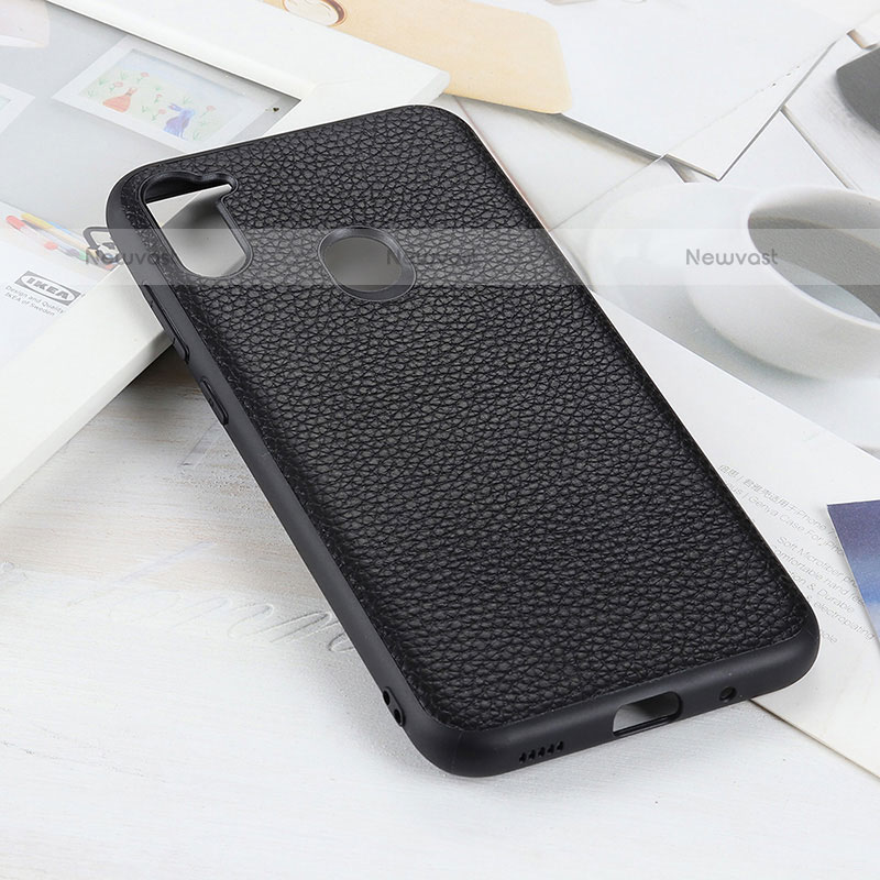 Soft Luxury Leather Snap On Case Cover B01H for Samsung Galaxy M11