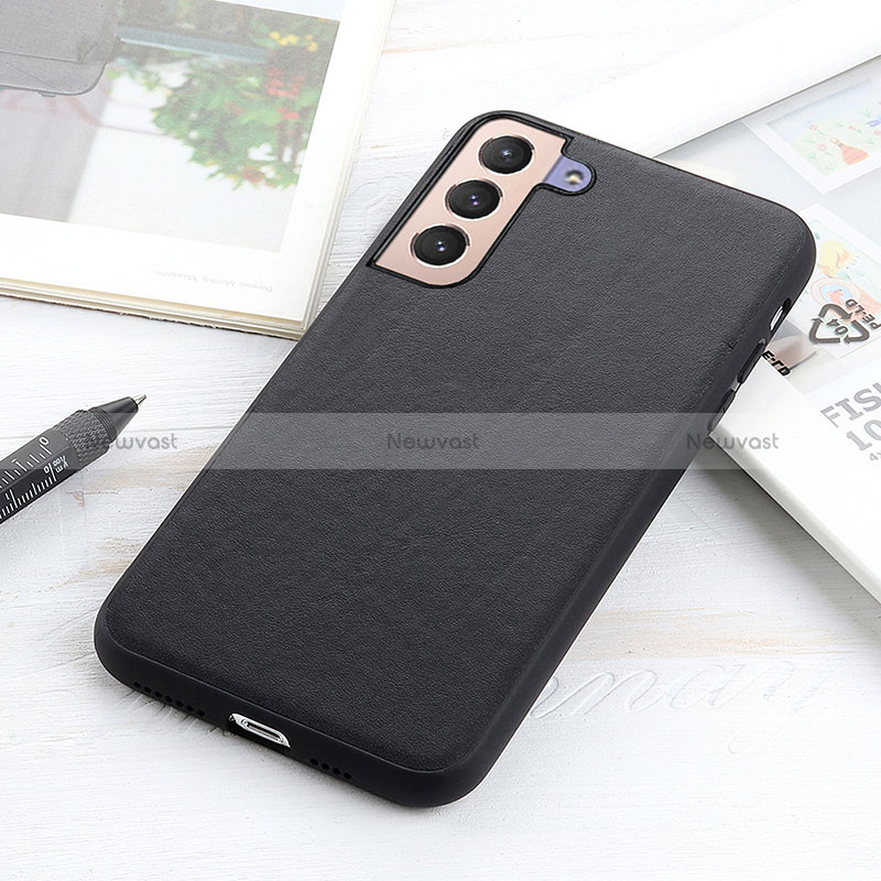 Soft Luxury Leather Snap On Case Cover B01H for Samsung Galaxy S24 Plus 5G