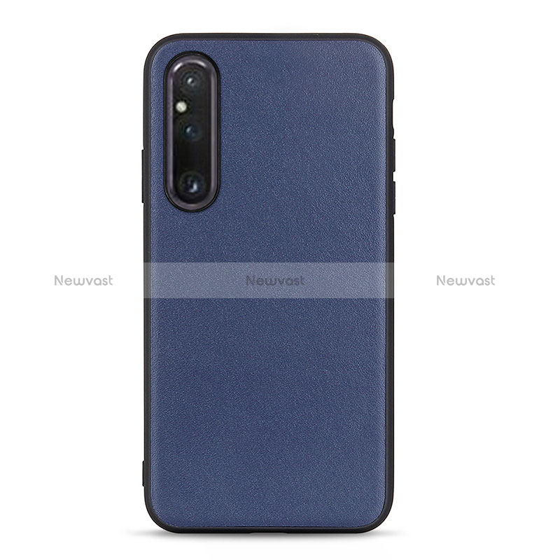 Soft Luxury Leather Snap On Case Cover B01H for Sony Xperia 1 V