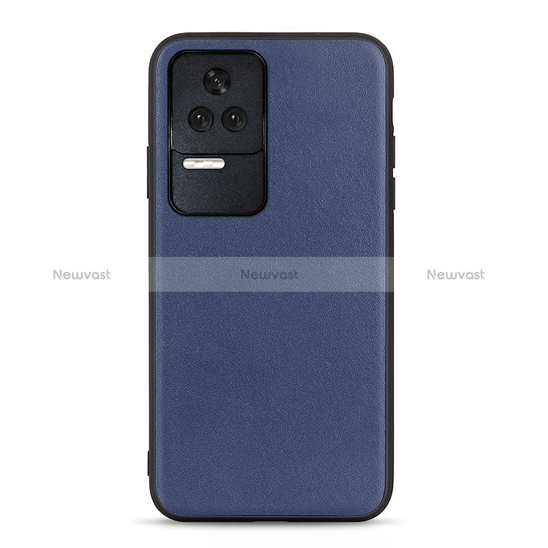 Soft Luxury Leather Snap On Case Cover B01H for Xiaomi Poco F4 5G