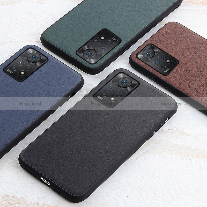 Soft Luxury Leather Snap On Case Cover B01H for Xiaomi Redmi Note 11 Pro 5G