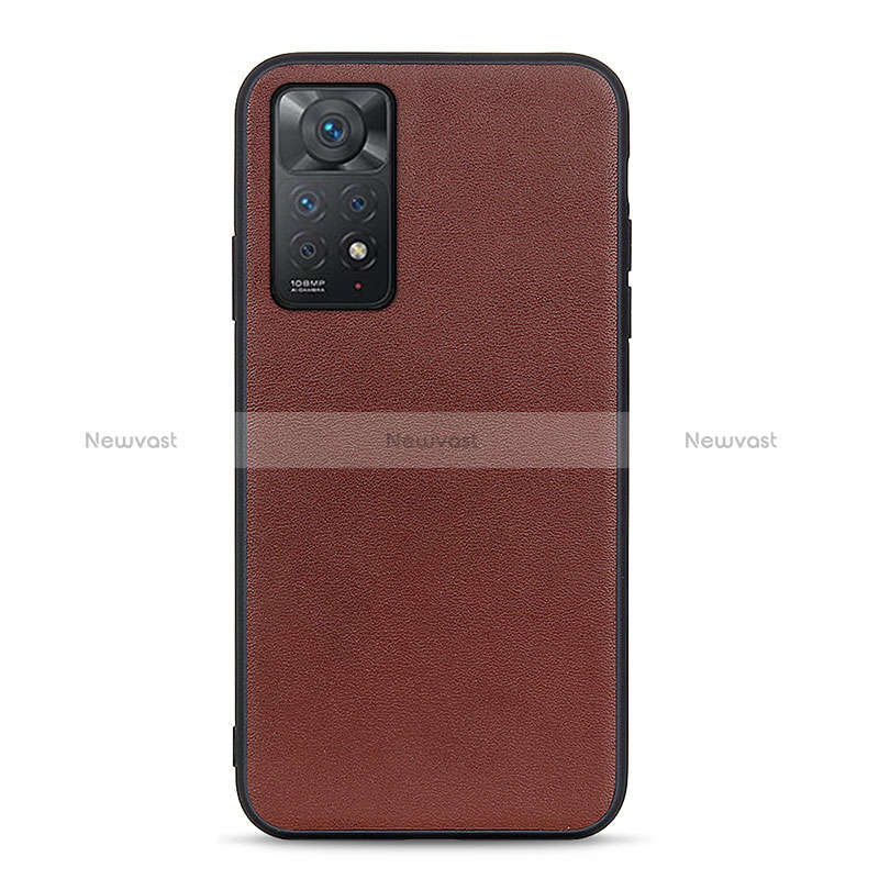 Soft Luxury Leather Snap On Case Cover B01H for Xiaomi Redmi Note 11 Pro 5G