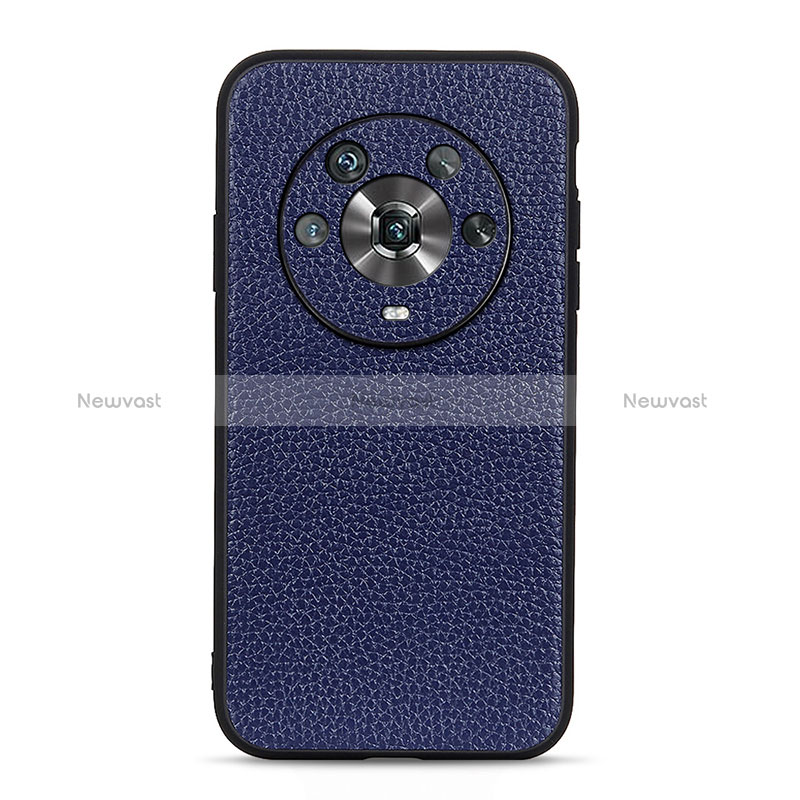 Soft Luxury Leather Snap On Case Cover B02H for Huawei Honor Magic4 5G