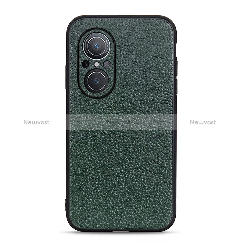 Soft Luxury Leather Snap On Case Cover B02H for Huawei Nova 9 SE