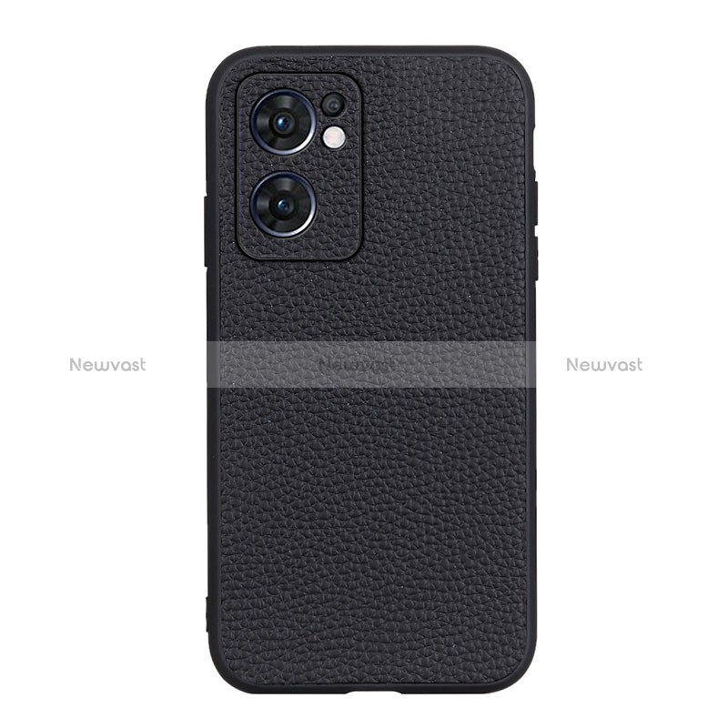 Soft Luxury Leather Snap On Case Cover B02H for OnePlus Nord CE 2 5G