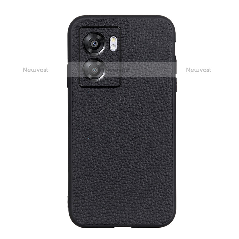 Soft Luxury Leather Snap On Case Cover B02H for OnePlus Nord N300 5G