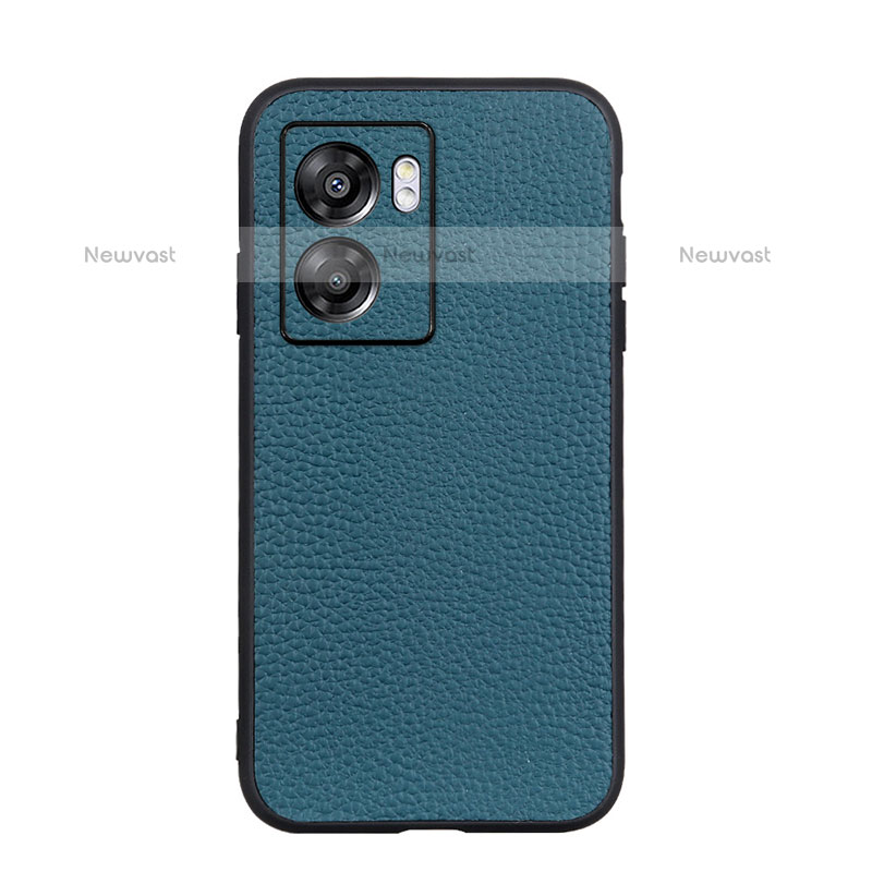 Soft Luxury Leather Snap On Case Cover B02H for OnePlus Nord N300 5G