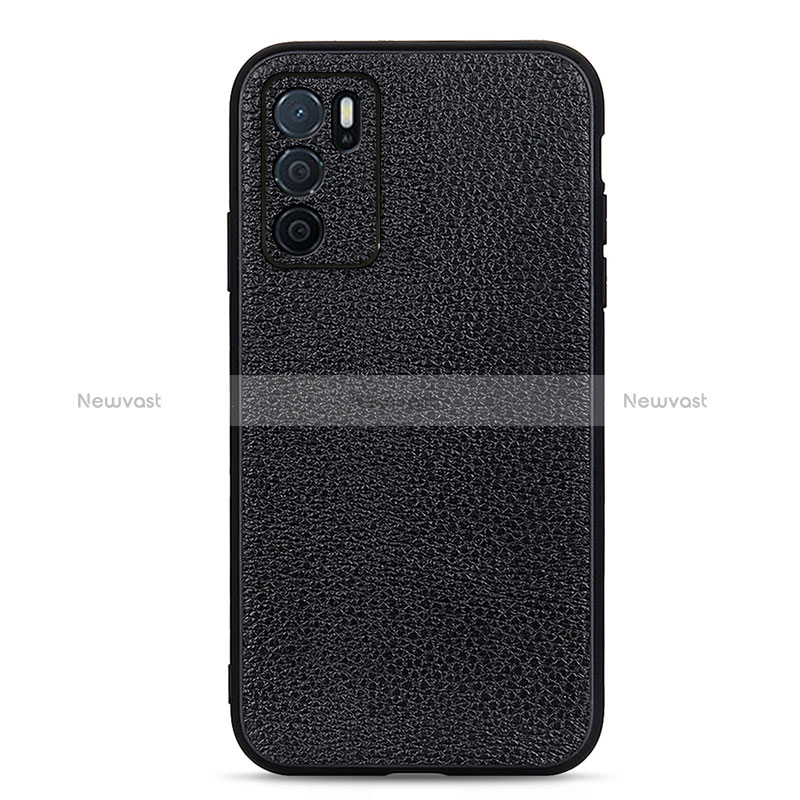 Soft Luxury Leather Snap On Case Cover B02H for Oppo A16