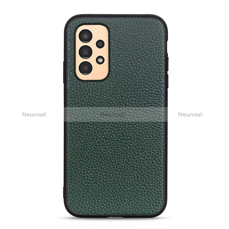 Soft Luxury Leather Snap On Case Cover B02H for Samsung Galaxy A13 4G