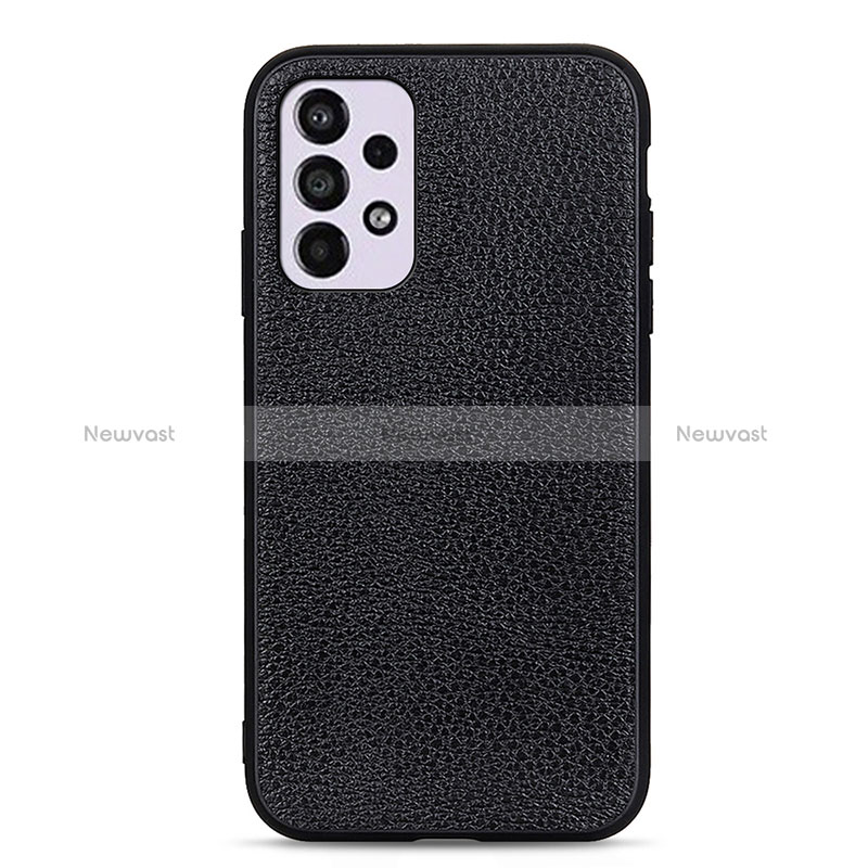 Soft Luxury Leather Snap On Case Cover B02H for Samsung Galaxy A33 5G