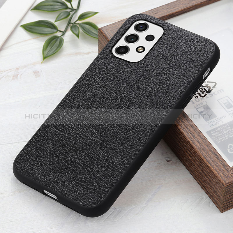 Soft Luxury Leather Snap On Case Cover B02H for Samsung Galaxy A53 5G