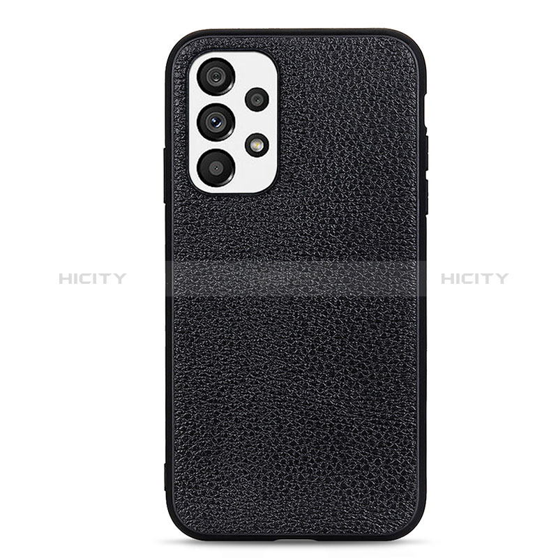 Soft Luxury Leather Snap On Case Cover B02H for Samsung Galaxy A73 5G