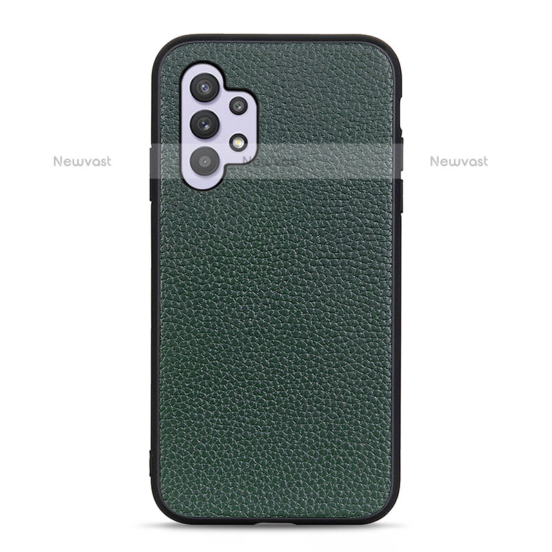 Soft Luxury Leather Snap On Case Cover B02H for Samsung Galaxy M32 5G