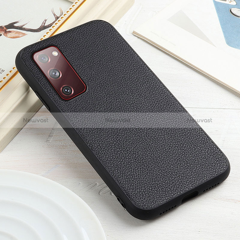 Soft Luxury Leather Snap On Case Cover B02H for Samsung Galaxy S20 FE (2022) 5G