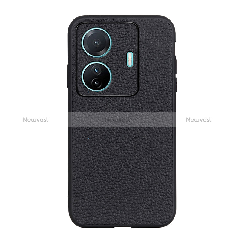 Soft Luxury Leather Snap On Case Cover B02H for Vivo iQOO Z6 Pro 5G