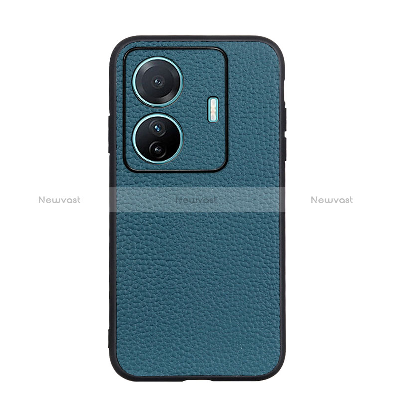 Soft Luxury Leather Snap On Case Cover B02H for Vivo T1 Pro 5G