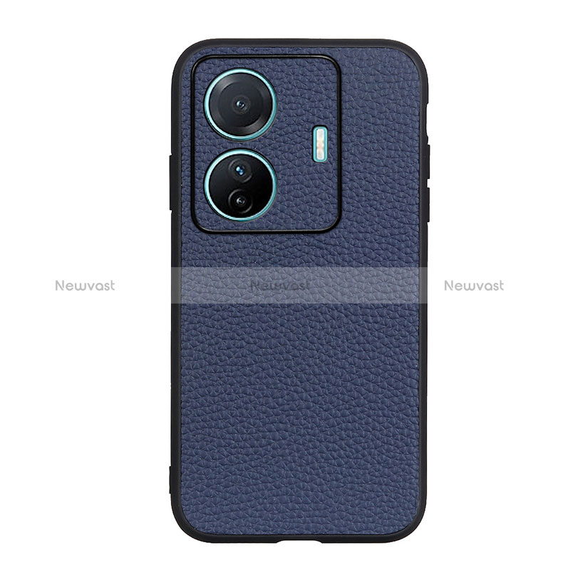 Soft Luxury Leather Snap On Case Cover B02H for Vivo T1 Pro 5G