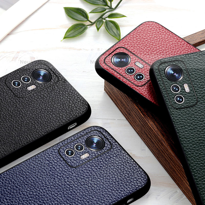 Soft Luxury Leather Snap On Case Cover B02H for Xiaomi Mi 12X 5G