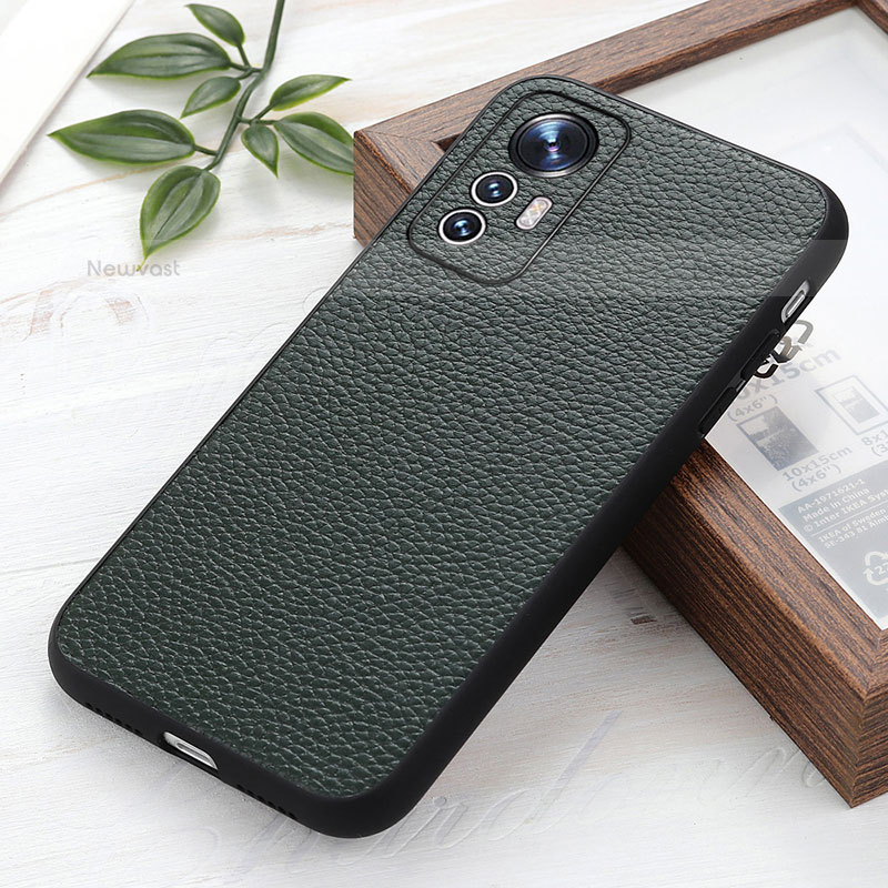 Soft Luxury Leather Snap On Case Cover B02H for Xiaomi Mi 12X 5G