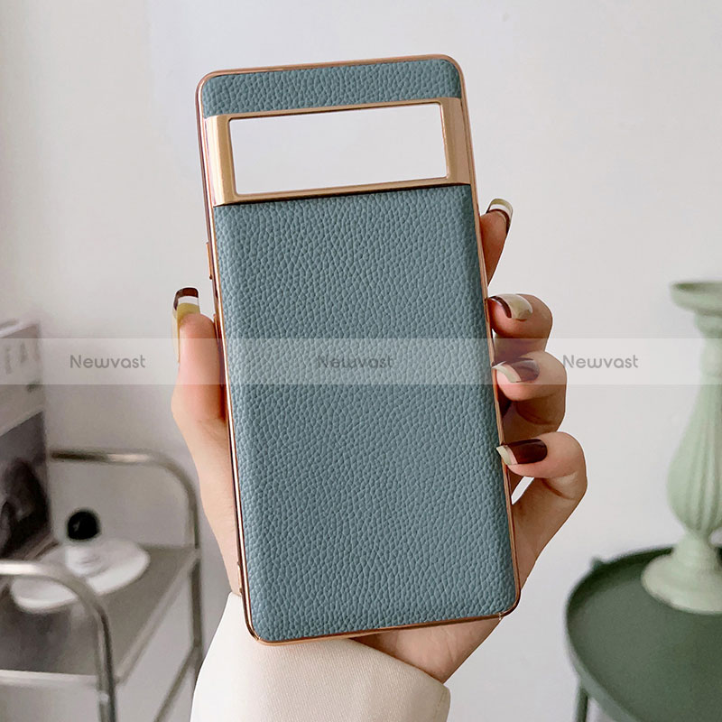 Soft Luxury Leather Snap On Case Cover B03H for Google Pixel 7 5G