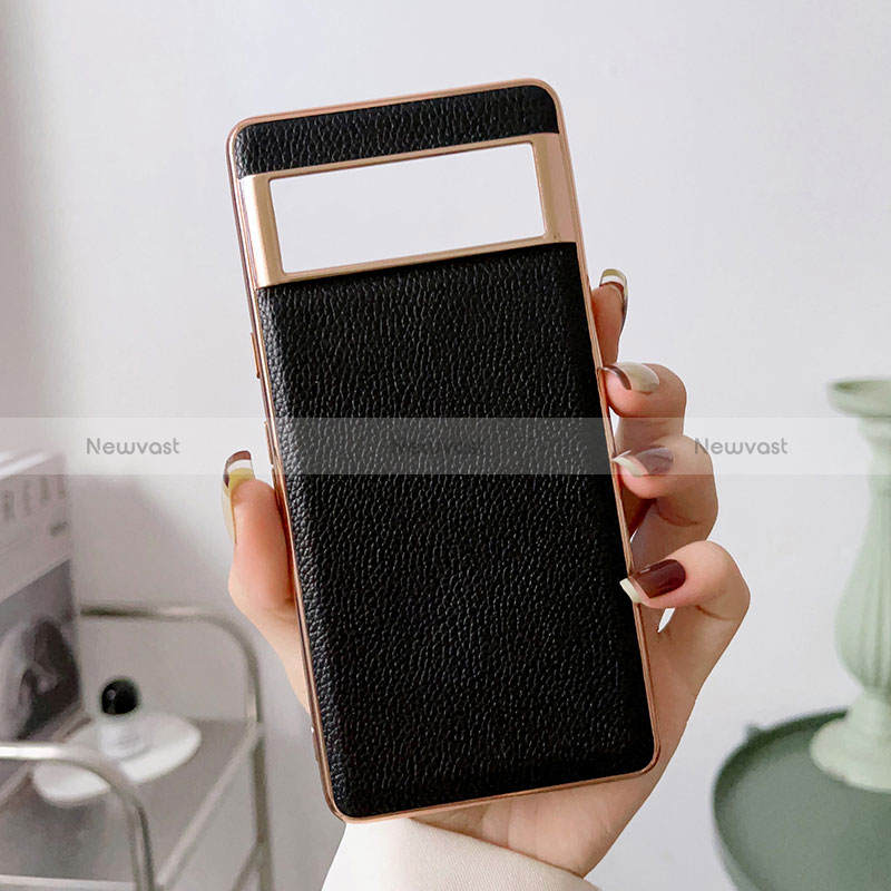 Soft Luxury Leather Snap On Case Cover B03H for Google Pixel 7 5G