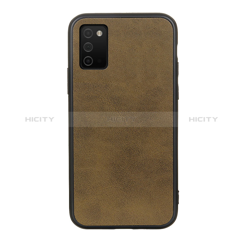 Soft Luxury Leather Snap On Case Cover B03H for Samsung Galaxy A03s