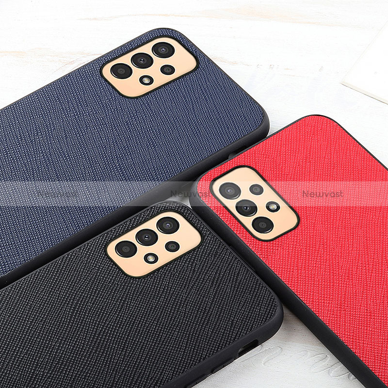 Soft Luxury Leather Snap On Case Cover B03H for Samsung Galaxy A13 4G
