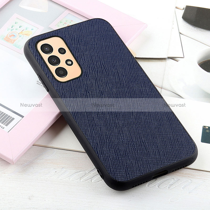 Soft Luxury Leather Snap On Case Cover B03H for Samsung Galaxy A13 4G