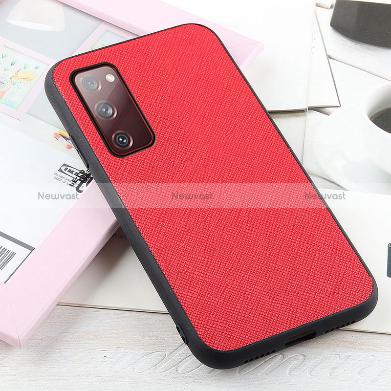 Soft Luxury Leather Snap On Case Cover B03H for Samsung Galaxy S20 FE 4G