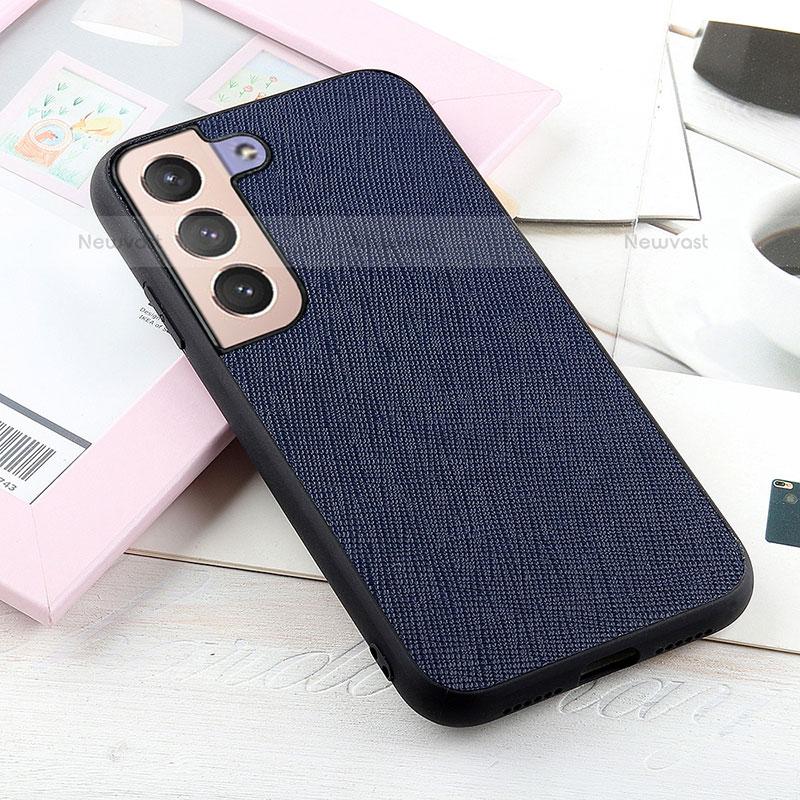 Soft Luxury Leather Snap On Case Cover B03H for Samsung Galaxy S21 Plus 5G