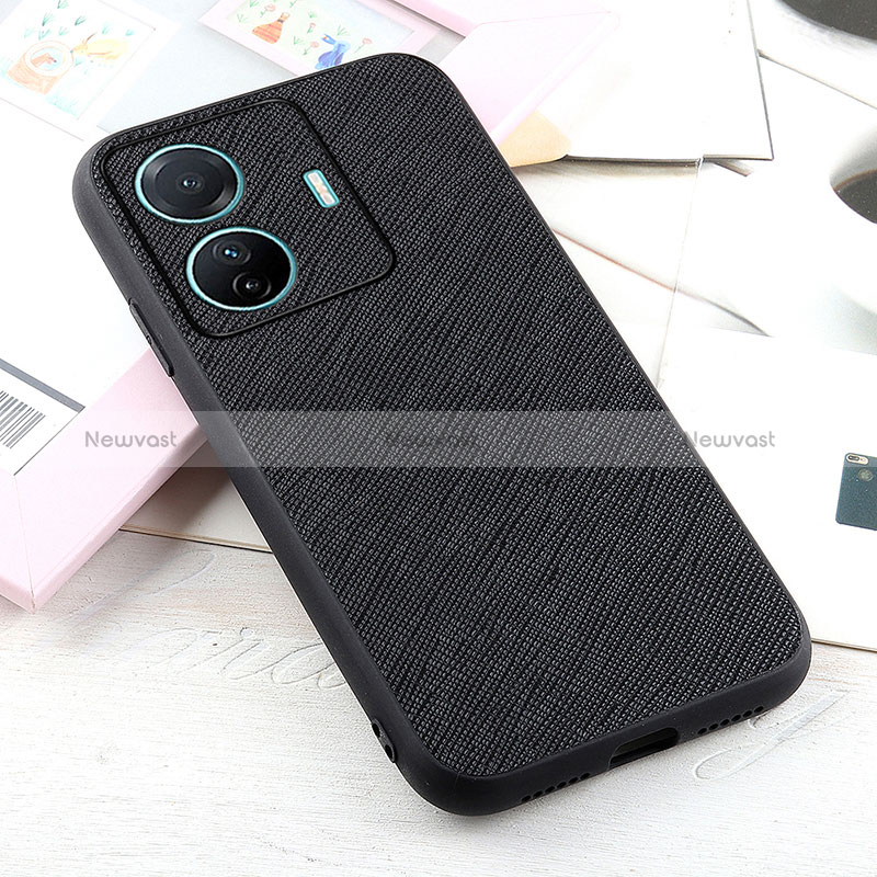 Soft Luxury Leather Snap On Case Cover B03H for Vivo iQOO Z6 Pro 5G