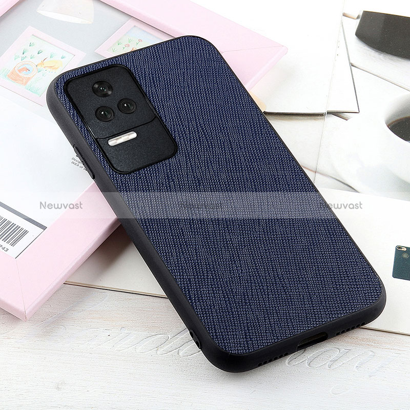 Soft Luxury Leather Snap On Case Cover B03H for Xiaomi Poco F4 5G