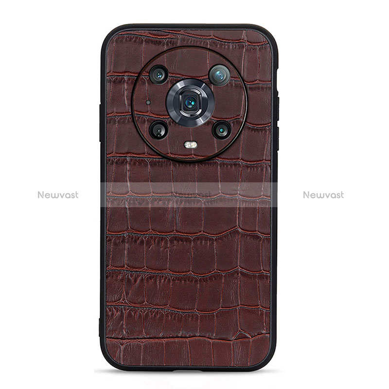 Soft Luxury Leather Snap On Case Cover B04H for Huawei Honor Magic4 Pro 5G