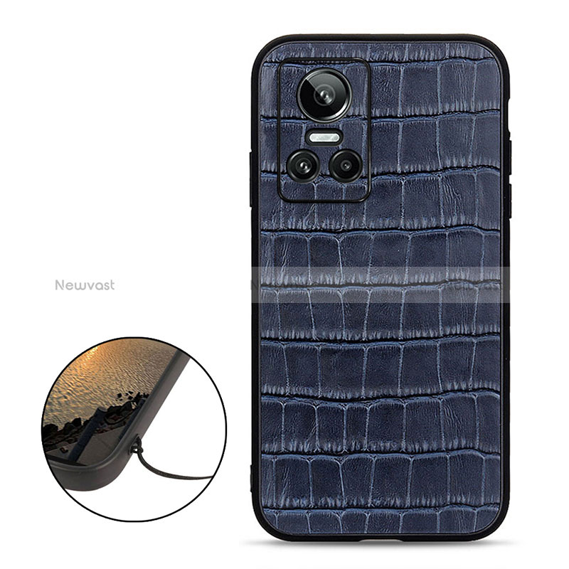 Soft Luxury Leather Snap On Case Cover B04H for Realme GT Neo3 5G